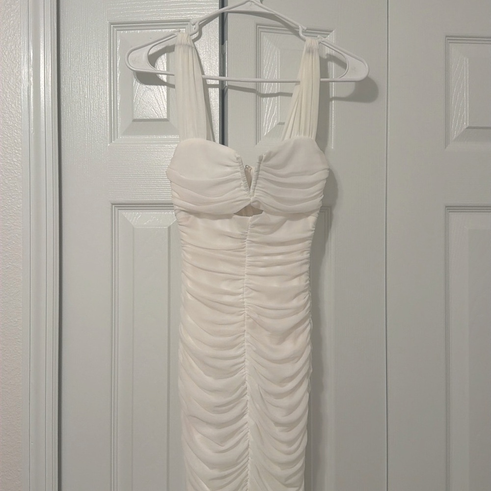 Hello Molly Party Pal Maxi Dress white